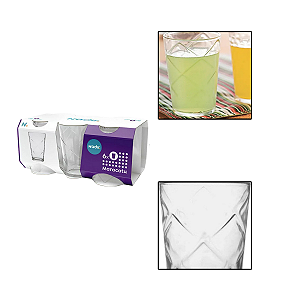 Jogo de 6 Copos Maracatu 265ml