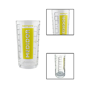 Copo de Vidro Medidor 390ml