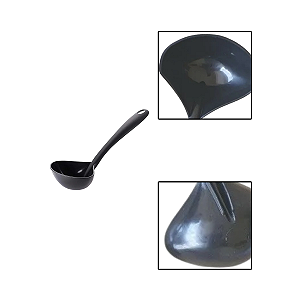 Concha de Plastico Preta