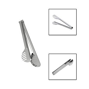Pegador Massa Salgados Saladas Macarrão Aço Inox Médio