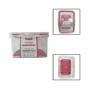 Pote Trava Mais 4L com Escorredor