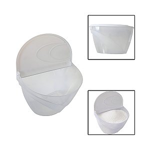Saleiro 1Kg Com Tampa Para Cozinha