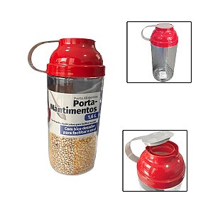 Organizador de Alimentos 1,6L com Sobretampa Armazenamento