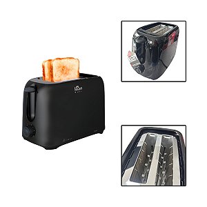 Torradeira Elétrica Preta 750W 127V