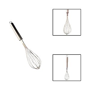 Batedor de Metal Fue Fouet Para Ovo