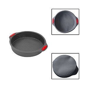 Forma Redonda De Silicone Prática E Antiaderente