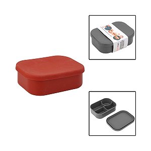 Marmita de Silicone com 4 Divisórias