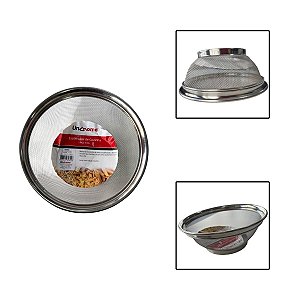 Escorredor De Arroz Em Metal Pequeno 22 CM