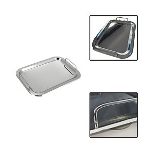 Bandeja Retangular Com Alça Grande