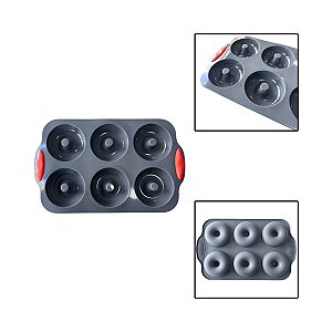 Forma Para Rosquinhas 6 Cavidades De Silicone