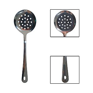 Escumadeira Linha Gourmet Em Inox