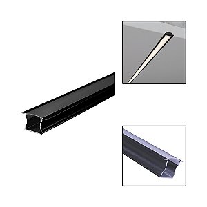 Perfil Pop Embutir Preto 1M