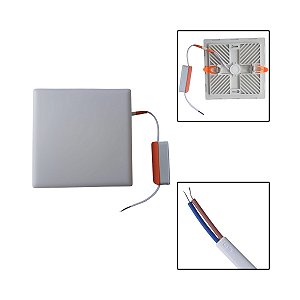 Painel Infinity 24W 4000K Quadrado IP20 Bivolt