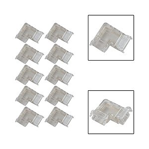 Kit com 10 peças de Emenda para Fita LED 10mm