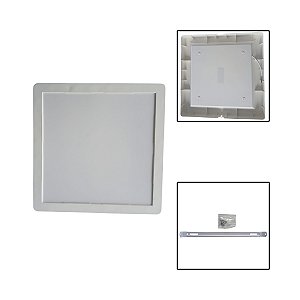 Painel Led Sobrepor Quadrado 24W 26,5 X 26,5 Luz Branca Fria
