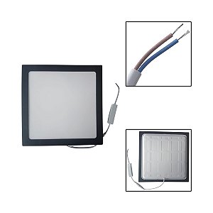 Painel Led Embutir Quadrado 24W 29,2 X 29,2 Luz Branca Fria