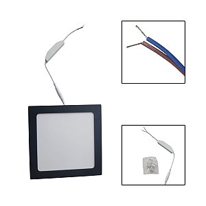 Painel Led Embutir Quadrado 18W 21,8 X 21,8 Luz Branca Fria
