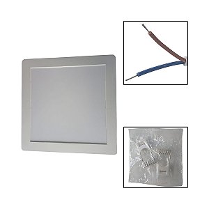 Painel Led Embutir Quadrado 24W 28,5 X 28,5 Luz Branca Fria