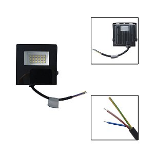 Projetor Refletor Led K20 7 X 7 Bivolt Luz Branca Fria