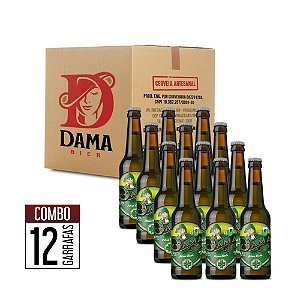 Dama Pilsen Verde 355ml - 12 UN