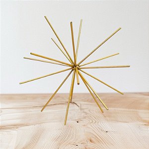 Ouriço Decorativo em ferro