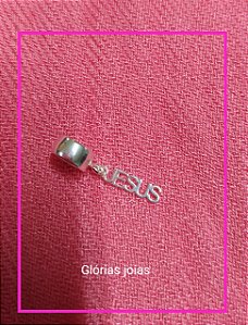 Berloque Jesus em prata 925
