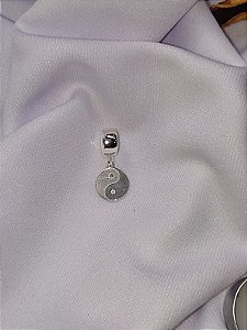 Berloque yin yang em prata 925