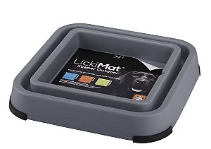 Comedouro/ Suporte LickiMat Outdoor Keeper para Tapete de Lamber Anti formiga