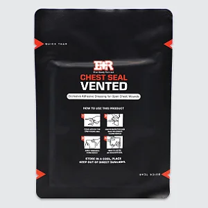 Selo de Tórax ventilado com abertura rápida - 16,8 cm x 16,8 cm