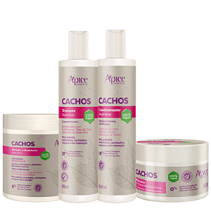 Kit Cachos Nutrição - Apice | Definição, Hidratação e Brilho
