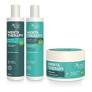 Trio Menta Therapy Cabelos Oleosos- Apice Cosméticos