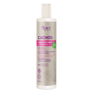Gelatina Cachos Umidificadora 300mL - Apice | Cachos Controlados e Definidos