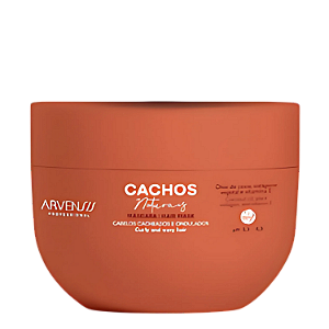 Máscara Cachos Naturais 300g - Arvensis | Hidratação, Nutrição e Brilho para Ondulados e Cacheados