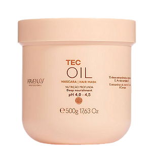 Máscara Nutritiva Tec Oil 500g - Arvensis Professional | Nutrição Profunda com 12 Óleos Nobres