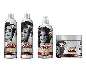 CREME DE PENTEAR COCO E CACAU CREAM WASH SOUL POWER - 500GR