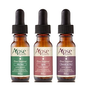 Kit Semente De Uva, Jojoba, Aloe Vera - Cabelo E Pele - Apse