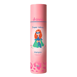 Shampoo Infantil Super Wavy 300mL - Dhonna | Fios macios, brilhantes e desembaraçados