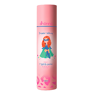 Gel e Creme Infantil Super Wavy 300mL - Dhonna | O Segredo para Cachinhos Mais Bonitos