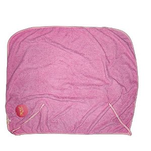 Toalha de Ombro em Microfibra Antifrizz Rosa - Apse
