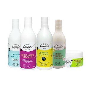 Kit Hidratante Cachos 3ABC - BetoBita | Hidrata Profundamente e Define os Cachos sem Pesar