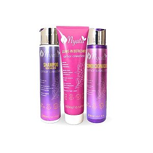 Trio Shampoo, Condicionador e Leave-in Amor Crescido - Nyata