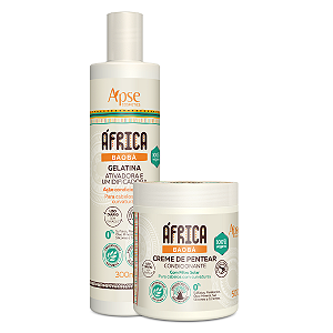 Duo Creme de Pentear e Gelatina África Baobá 300mL - Apice Cosméticos