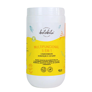 Creme Multifuncional 3 em 1 Betobita 950g | Co-Wash, Máscara e Condicionador - Tudo em 1