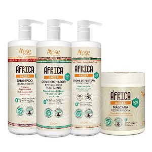 Kit Pro África Baobá 4 produtos 1L - Apse Cosmetics