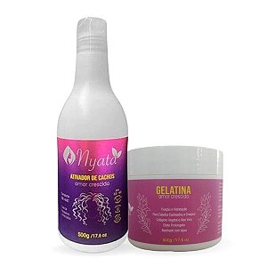Duo Ativador de Cachos e Gelatina Amor Crescido 500g - Nyata