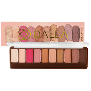 Paleta De Sombras Veganas 10 cores - Dalla
