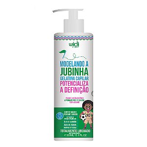 Modelando a Jubinha Gelatina Capilar Potencializa a Definição 300g - Widi Care