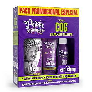 Kit Texturizações Curl Clump (Tesourinha) Técnica COG - Soul Power