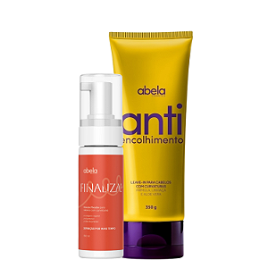 Duo Antiencolhimento 350mL e Mousse Finaliza 150mL - Abela Cosmetics | Definição e hidratação duradoura