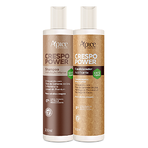 Duo Crespo Power Shampoo e Condicionador - Apice | Hidratação para Cabelos Crespos